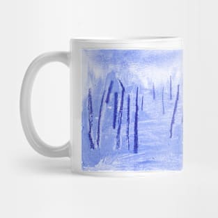 Abstract blue Mug